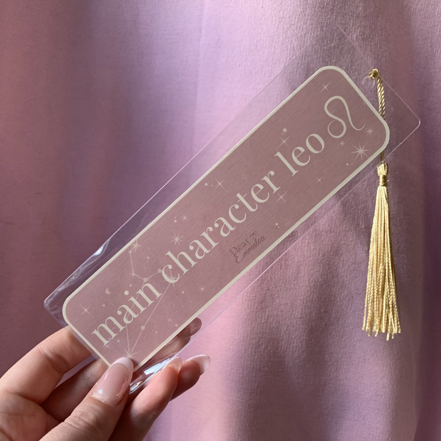 Main Character Leo | Zodiac Bookmark