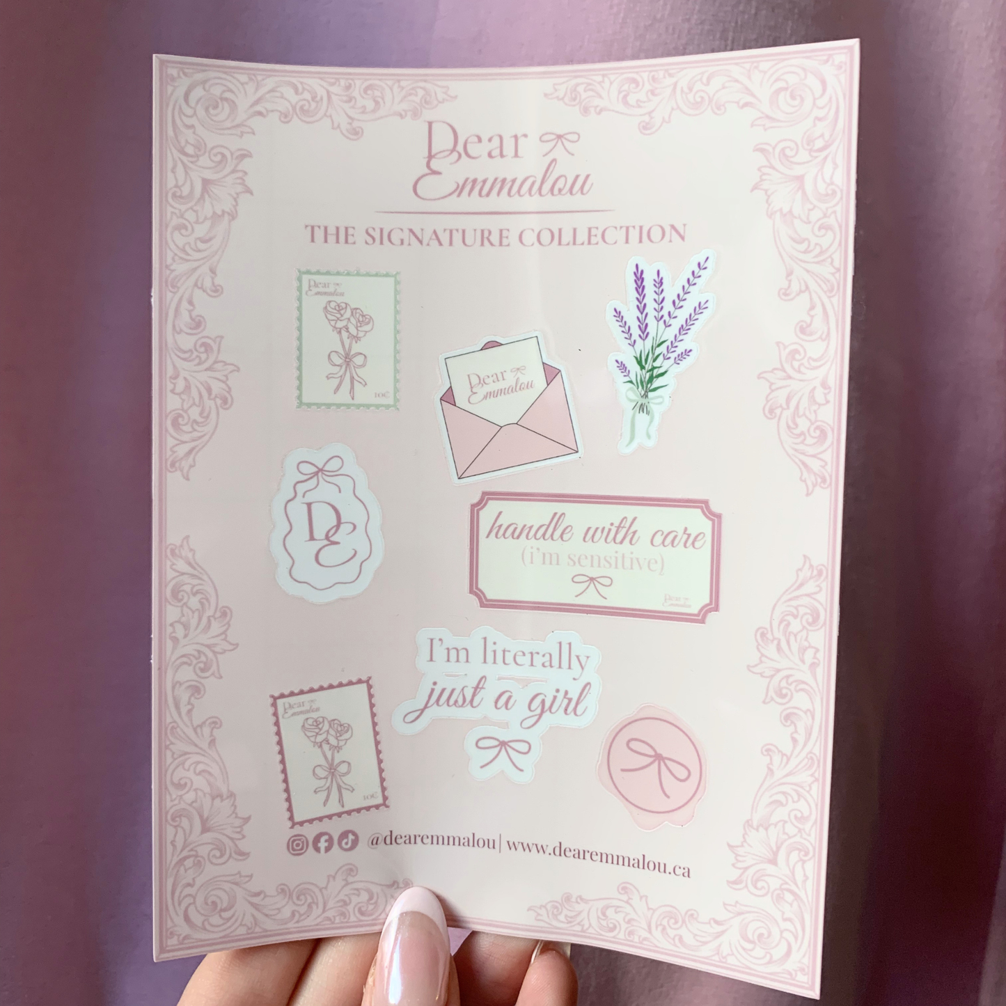 Dear Emmalou The Signature Collection Sticker Sheet