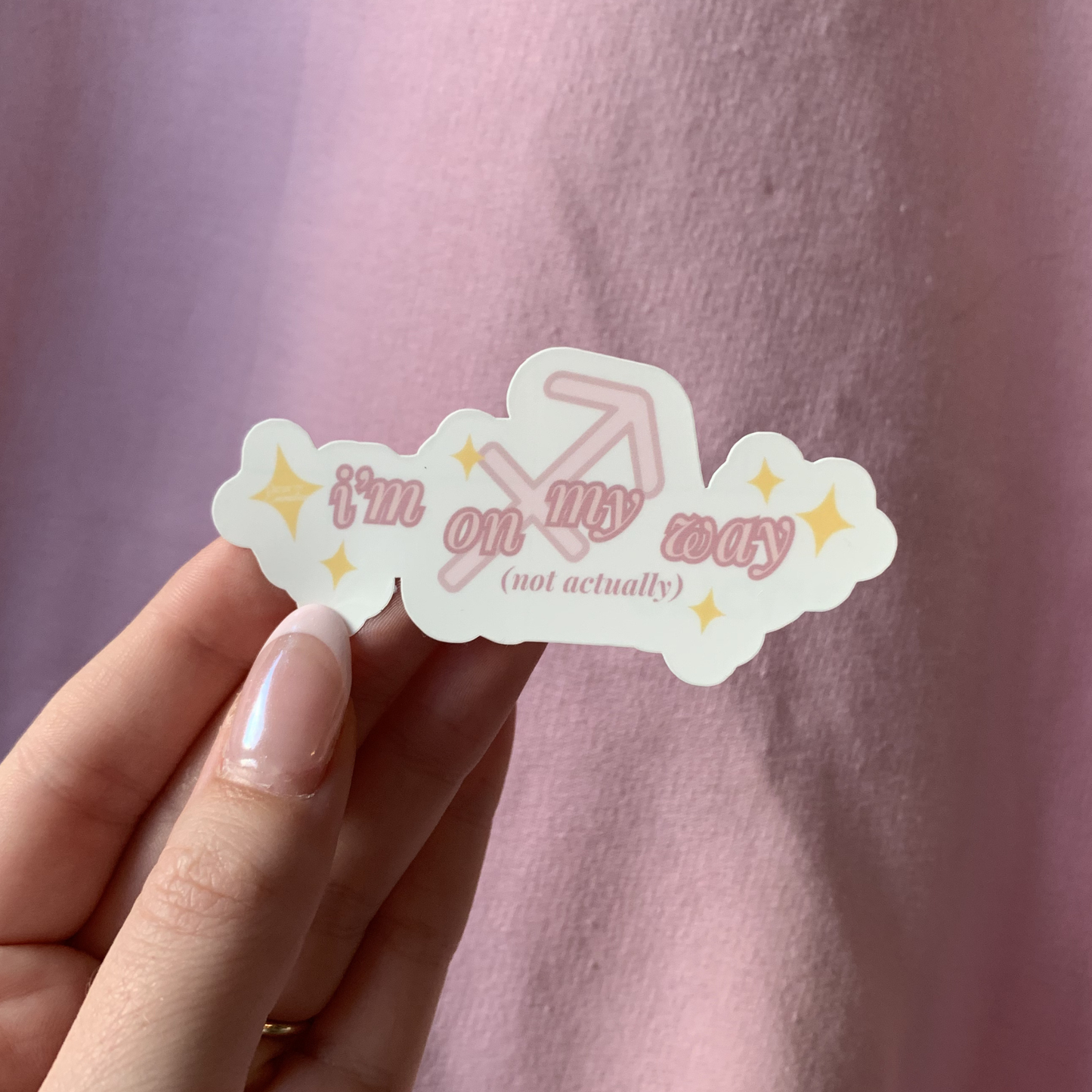 I'm On My Way (Not Actually) | Sagittarius Zodiac Sticker