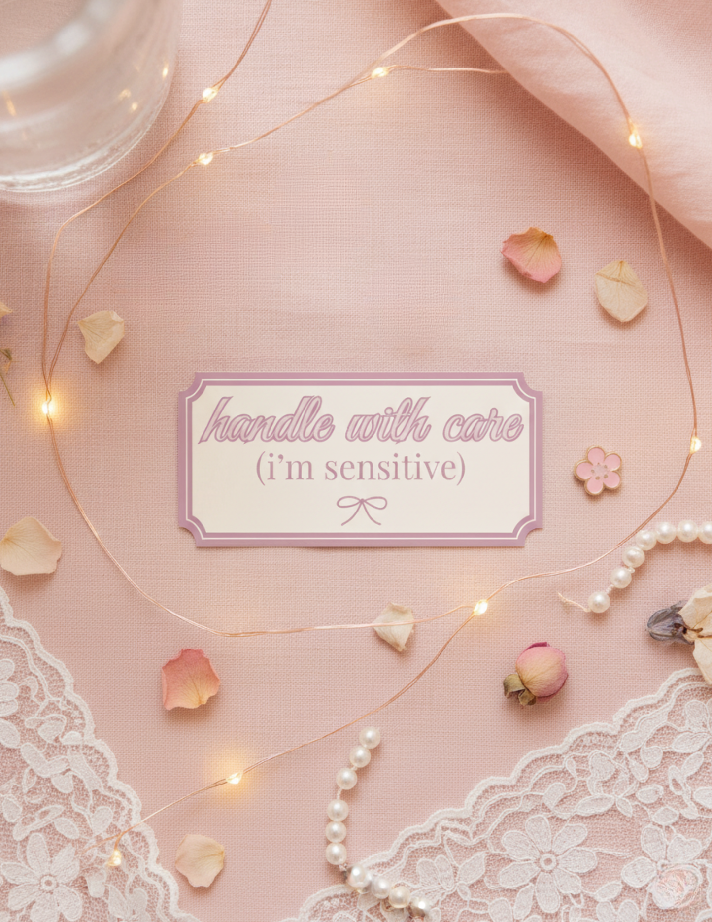 Handle with Care Sticker