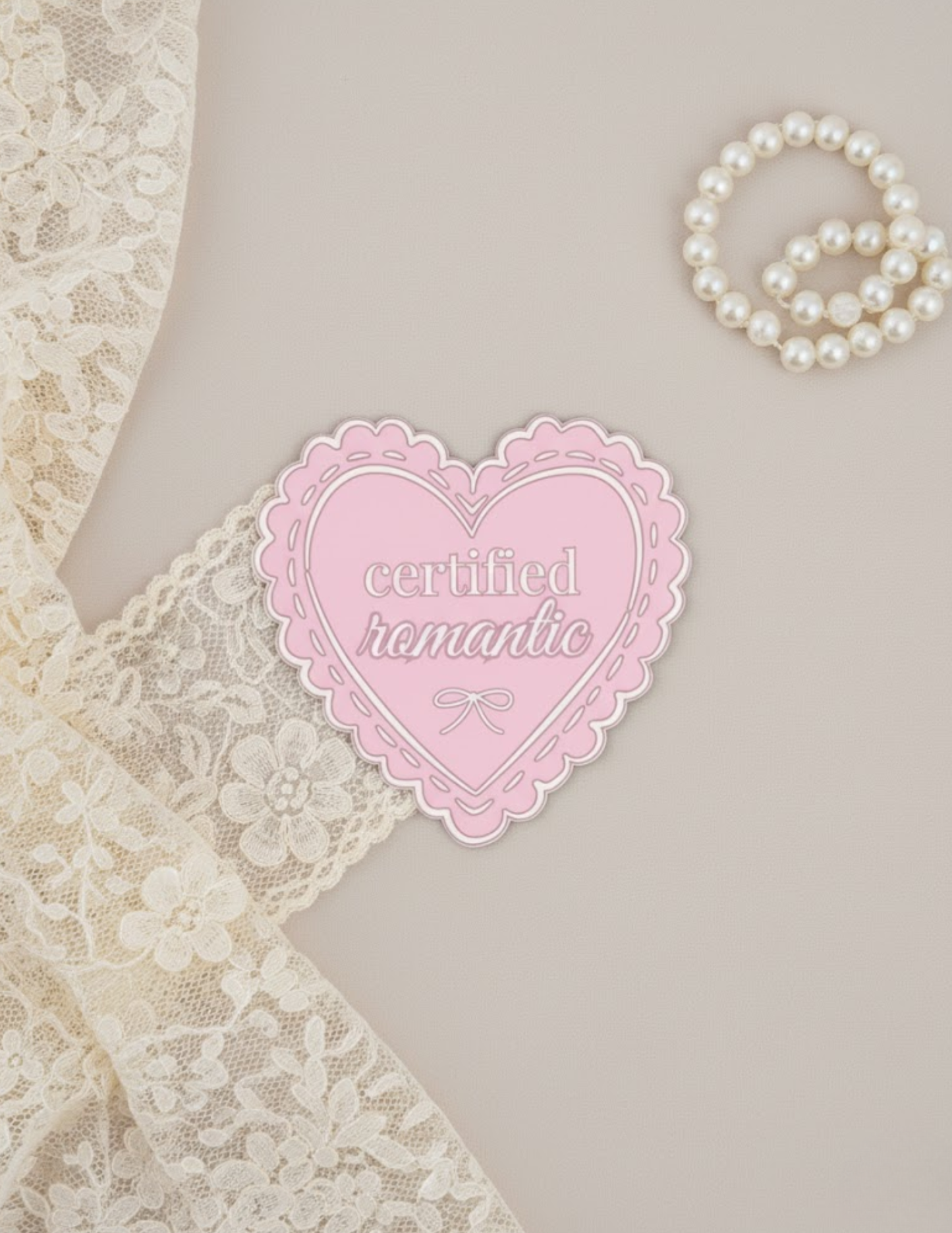 Certified Romantic Sticker