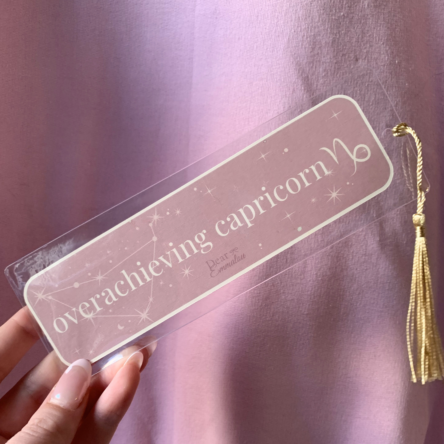 Overachieving Capricorn | Zodiac Bookmark