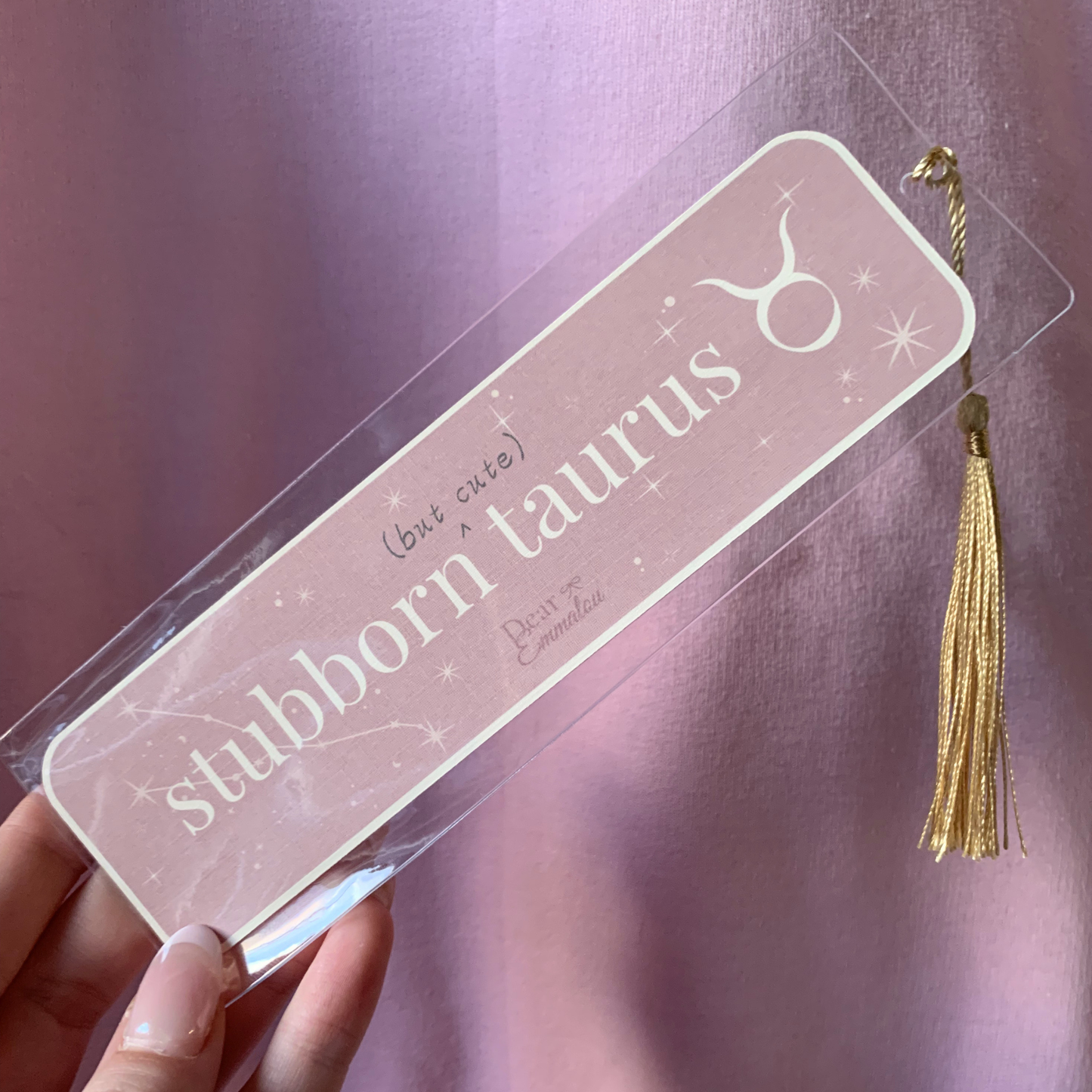 Stubborn Taurus | Zodiac Bookmark