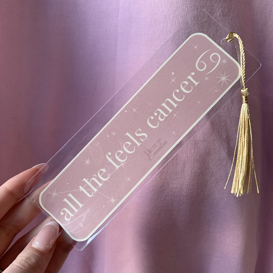All the Feels Cancer | Zodiac Bookmark