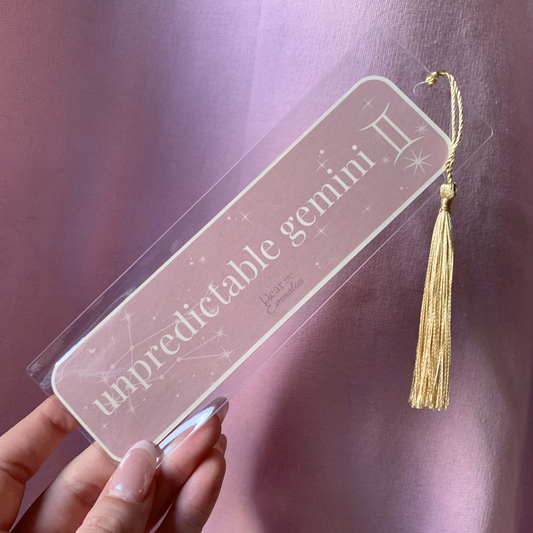 Unpredictable Gemini | Zodiac Bookmark
