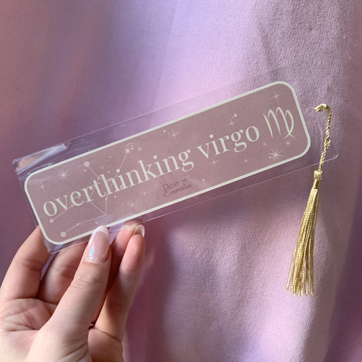 Overthinking Virgo | Zodiac Bookmark