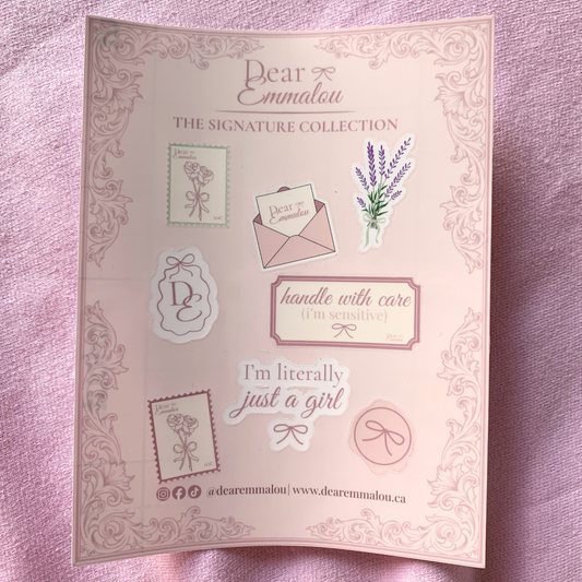 Dear Emmalou The Signature Collection Sticker Sheet
