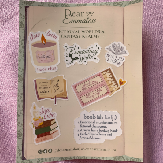 Bookish Sticker Sheet