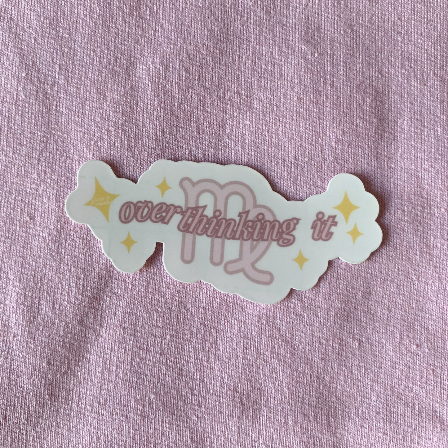 Overthinking It | Virgo Zodiac Sticker