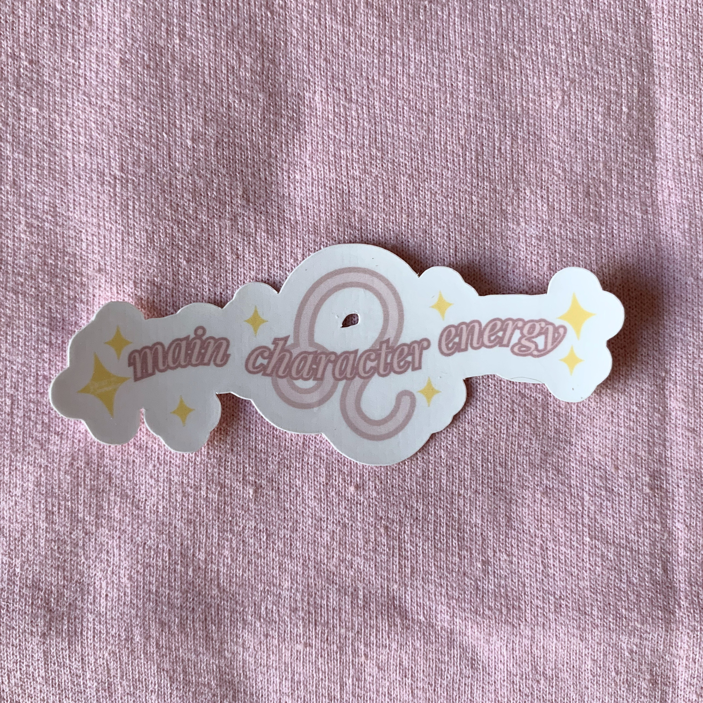 Main Character Energy | Leo Zodiac Sticker
