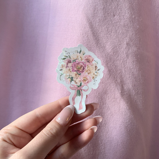 Vintage Bouquet of Flowers Sticker