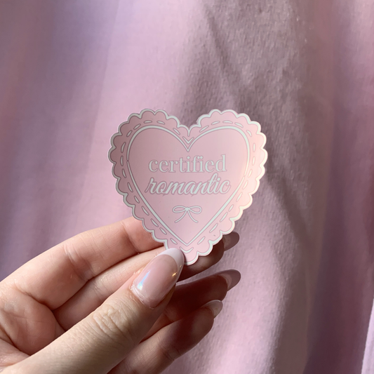 Certified Romantic Sticker