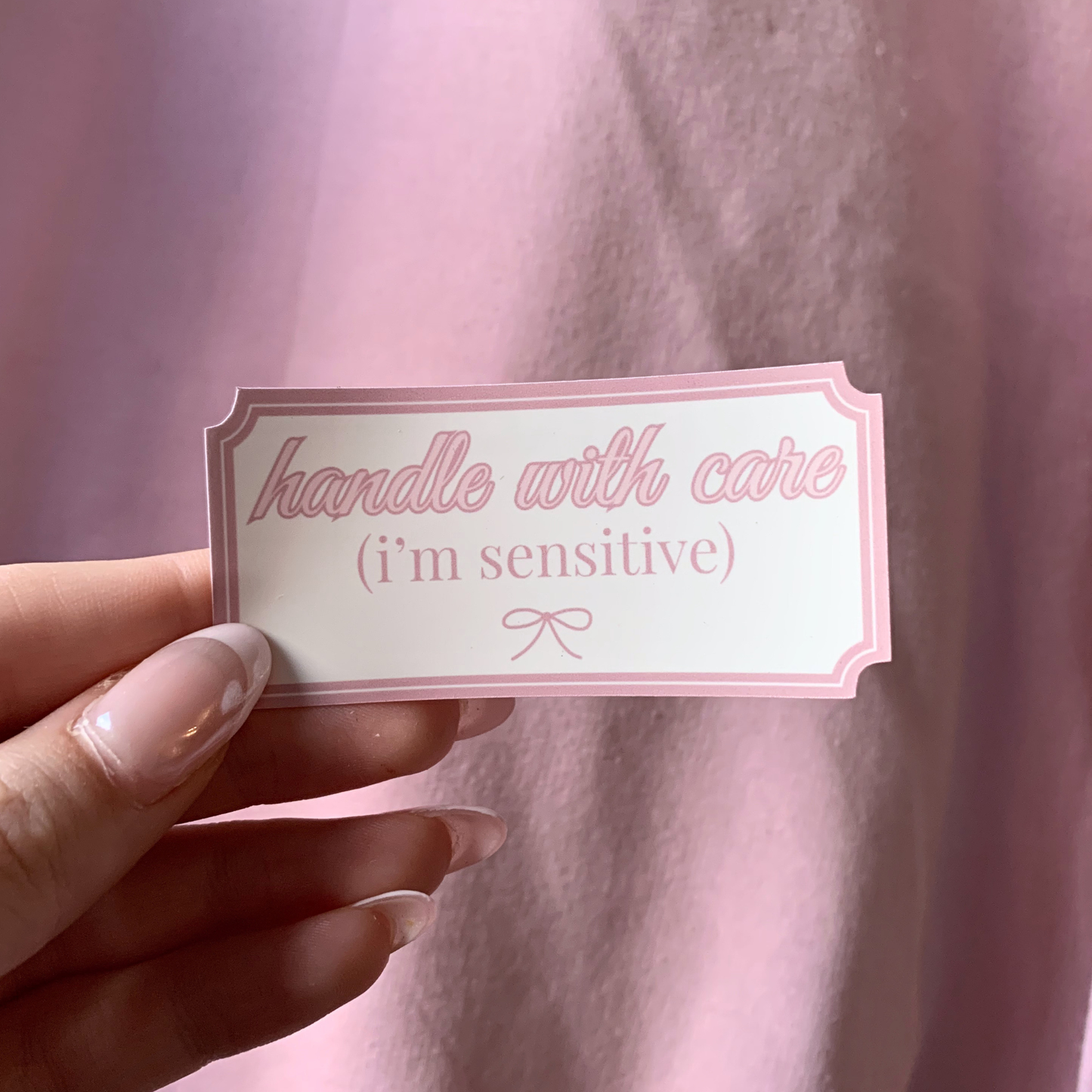 Handle with Care Sticker