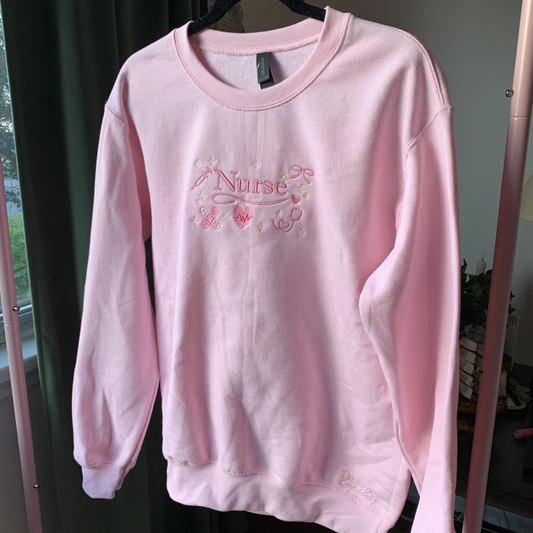 Made to Care Nurse Crewneck Sweatshirt