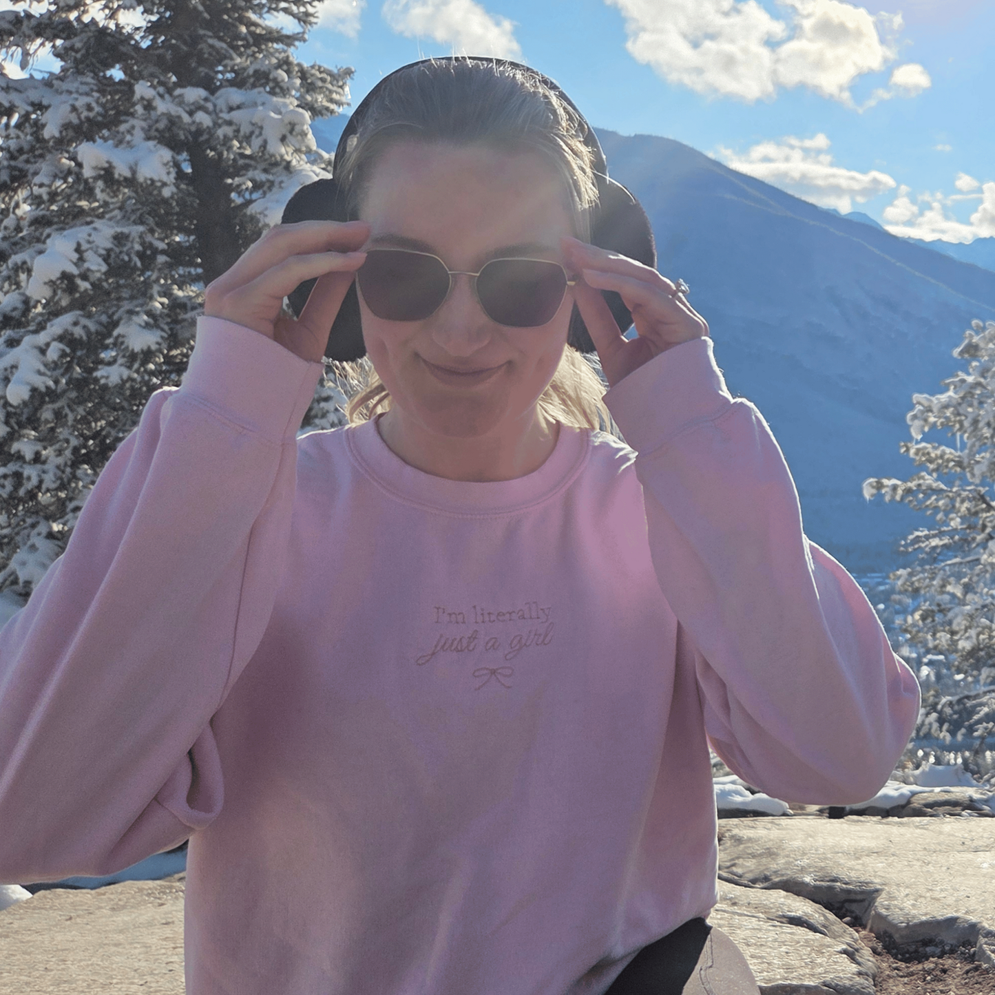 Just a Girl Sweatshirt